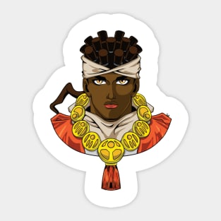 Avdol Red Anime Fan art Sticker